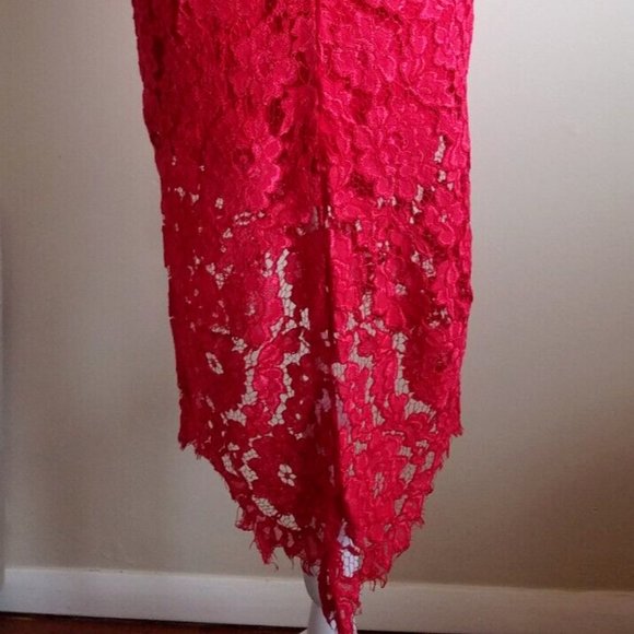 Alexis Red Lace Set Tank Top and Skirt Size S / XS - Picture 9 of 16